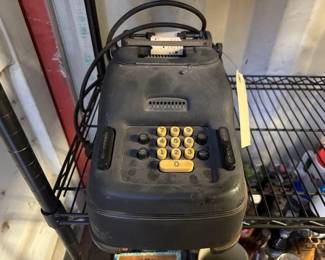 4008  Old School Printing Adding Machine 