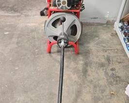 2468  Ridgid K400 Drum Drain Cleaner Machine 