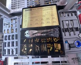 2204  AirPlus Pneumatic Tool Kit and Radner CK24 Hose Repair Kit 