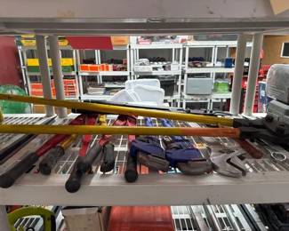 2164  Bolt Cutters, Pipe Wrenches, Adjustable Wrench, Bypass Lopper, C... 