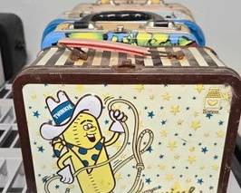 2516  4 Metal Lunch Boxes 