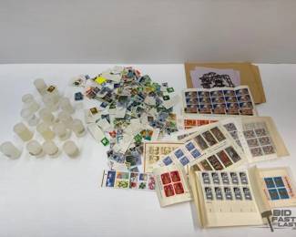 1936  Stamps and Coin Tubes 