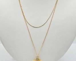 716  2 14k Gold Chains, 3.6g 