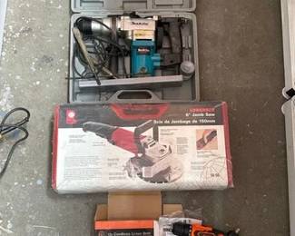 2180  Hammer Drill, 6 Jamb Saw and Cordless Liion Drill 