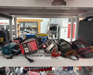 2248  Jig Saw, Drill, Cutting System, Sanders, Hoist, Sawzall  Car Vac 