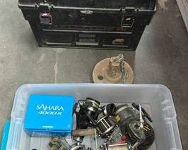 2366  Tackle Box, Fishing Reels  More 