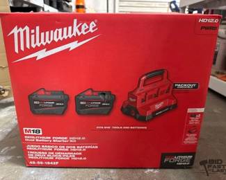 2160  NEW Milwaukee M18 Redlithium Forge HD 12.0 Dual Batte... 