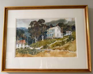 Original Gene Vanard watercolor