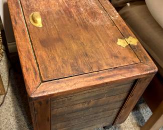 Antique Walnut Ice Chest