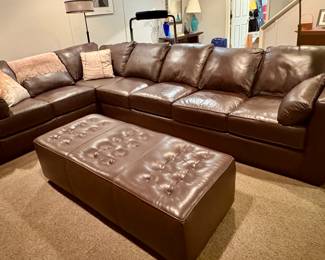 Leather Creations with Queen sleeper sofa