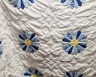 Vintage handsewn quilts