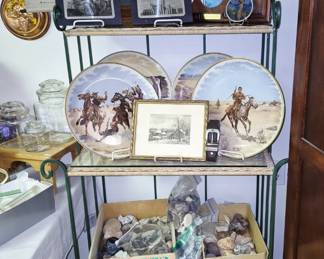 Much, much vintage collectors plates