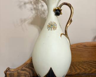 Limoges early 1900s JPL vase, gold gilded