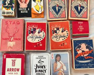 Racy playing cards