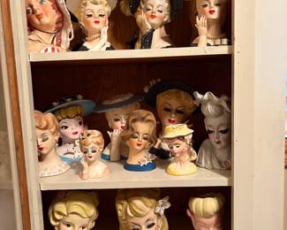 Vintage head vases