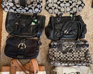 Like-new Coach purses