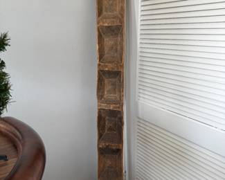 6 feet tall primitive. Purchased in middle Indiana.