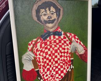 I know I know. Clowns. I think this one is cute. Would hang : )