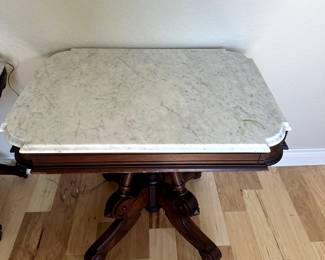 Marble side table