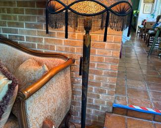 Monkey is SOLD
These two floor lamps this one and the white one are absolutely phenomenal