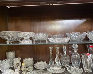 Everything from cut glass, ABC, Steuben, Fabergé, Waterford,