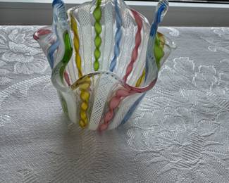 small Venetian glass vase