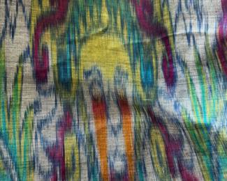 14 yards of Ikat fabric