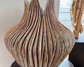 Anne Goldman Volcano vessel 13"h x 12" diameter 