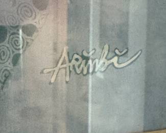 Batik signed Arimbi       28.5"h x 26.5"w 
