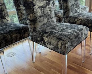 6 Designmaster "Electra" dining chairs - comfortable!