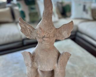 Tang dynasty figure of tomb guardian  26"h 