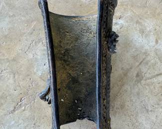 African bronze ceremonial forearm cuff  6.5" long
