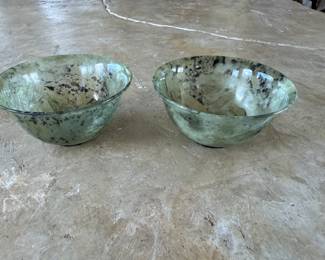 Pr. spinach jade cups
