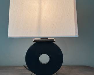 Pr. Robert Abbey brass and marble table lamps             24"h 