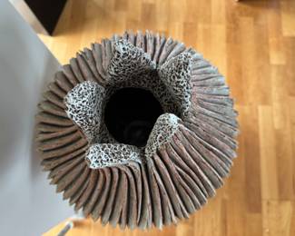 Anne Goldman Volcano vessel 13"h x 12" diameter 