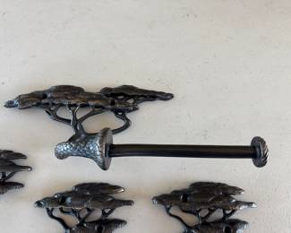 Martin Pierce "Hedgerow" hooks & toilet roll holder