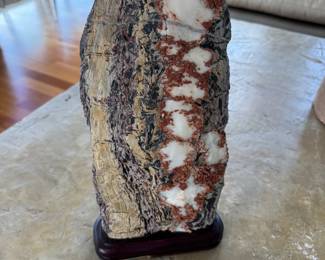 Lingbi scholar's rock 12"h - repaired  