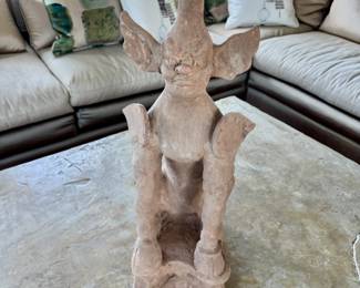 Tang dynasty figure of tomb guardian  26"h 