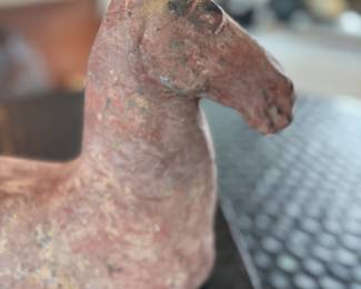 Han Dynasty horse figure 10"h x 14" long