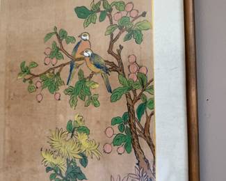 Pr.  Asian watercolors    33.5"h x 17.5"w