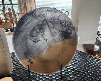 Martha Sturdy resin charger 19.5" diameter