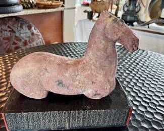 Han Dynasty horse figure 10"h x 14" long