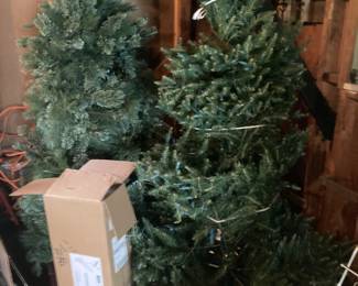 Pre lit Christmas trees
