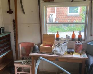 Antique outdoor tools