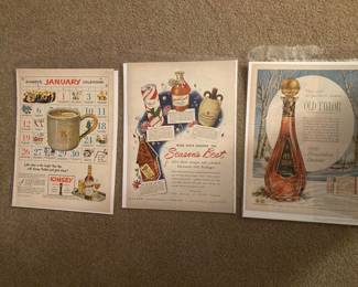 Vintage alcohol ads