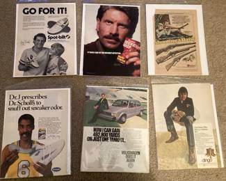 Athletes in ads
