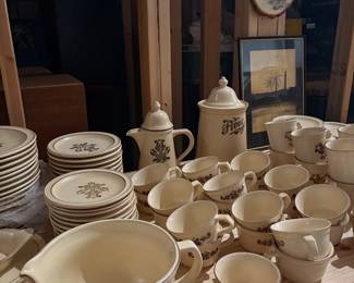 Vintage Pfaltzgraff Village Stoneware Dinnerware Set 