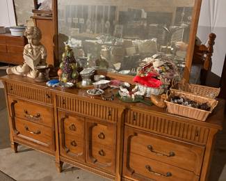 Antique Dresser with Mirror