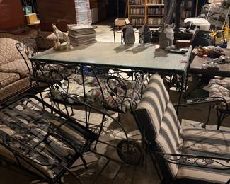 1950's Antique Patio Furniture Set