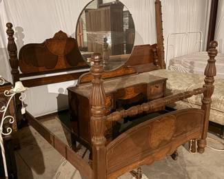 1930's Bedroom Set with Vanity and Stool